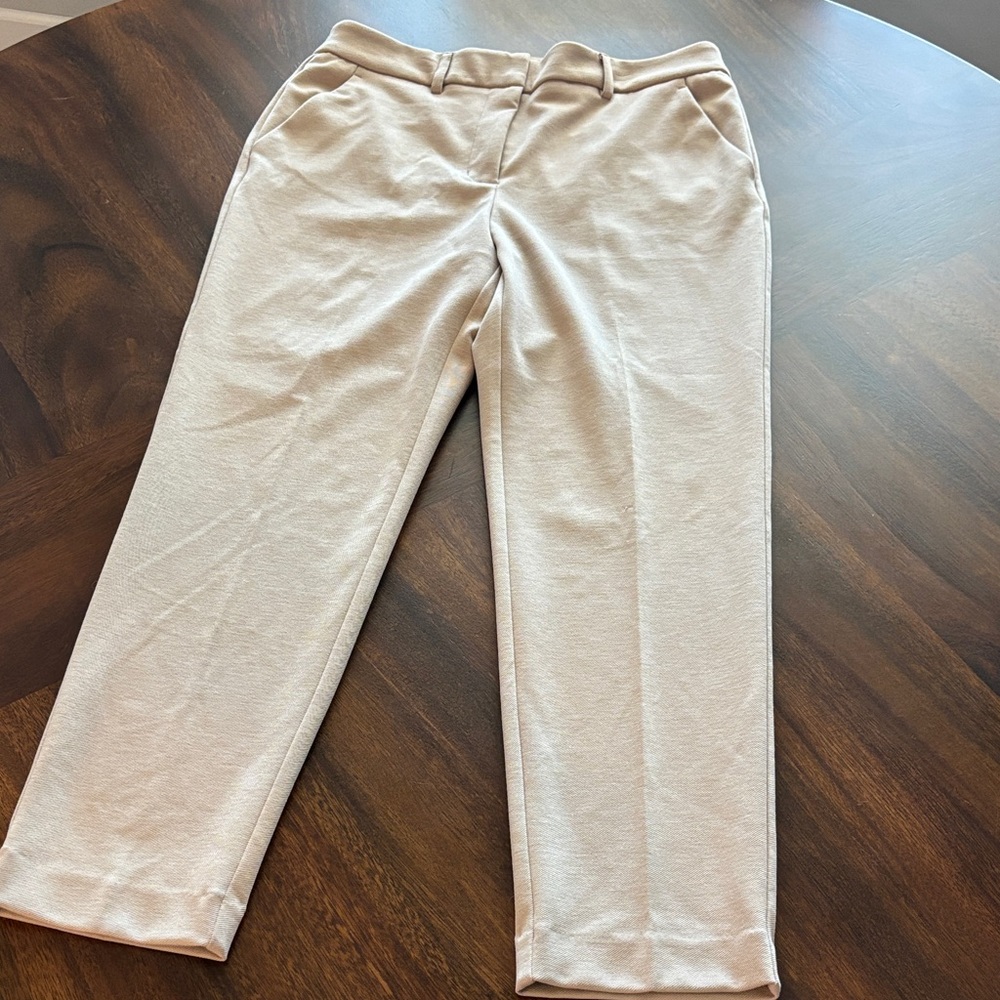 Simply Vera Vera Wang Cream Straight Leg Pants